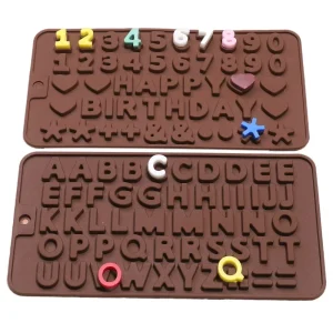 Moule silicone lettre alphabet